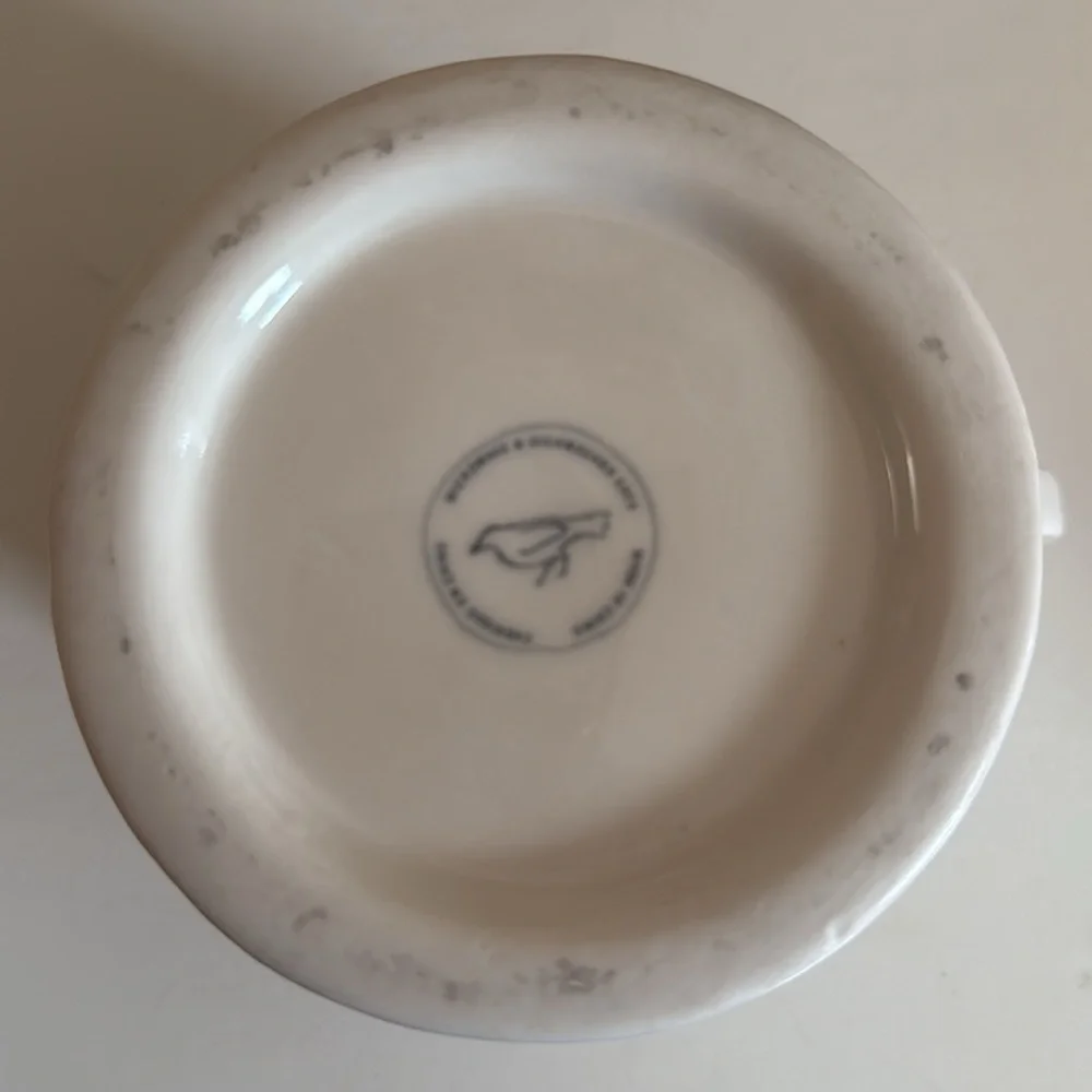Anthropologie Monogram Farmhouse Mug Letter D